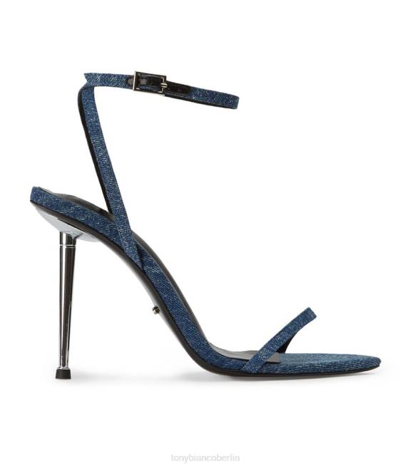Stöckelschuhe| de Tony Bianco Frauen Myra-Heels blauer Jeansstoff 4624203